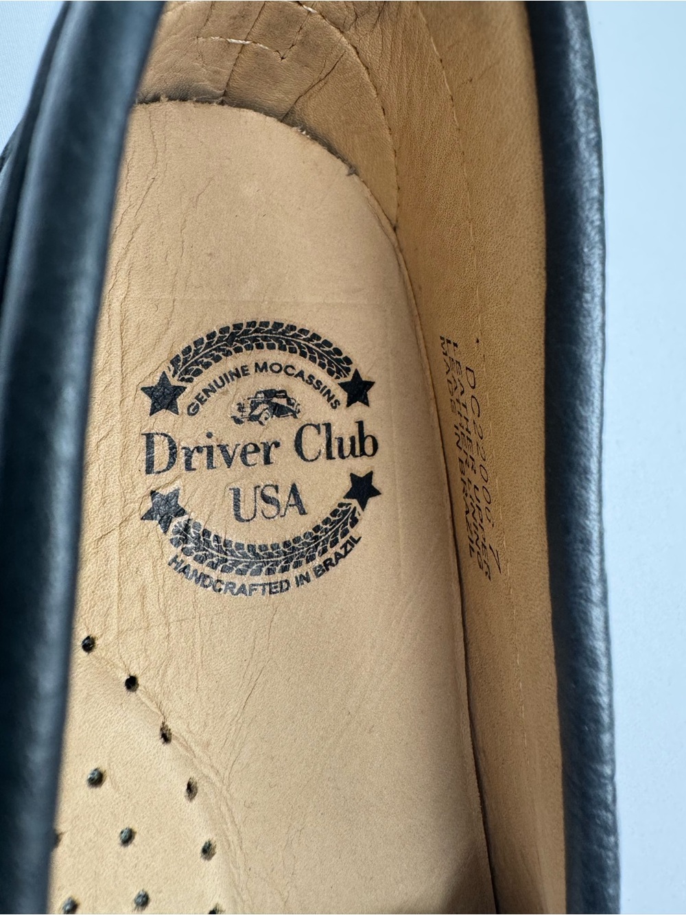 Driver Club USA Women's Black Leather Slip On Tassel Loafers Size 7 - Picture 3 of 9